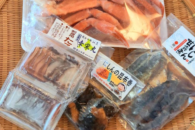 Local seafood from Esashi